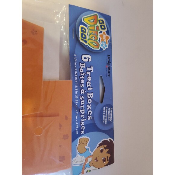Nick Jr Go Diego Go! Birthday Party 6 Treat Boxes DesignWare - Picture 3 of 6